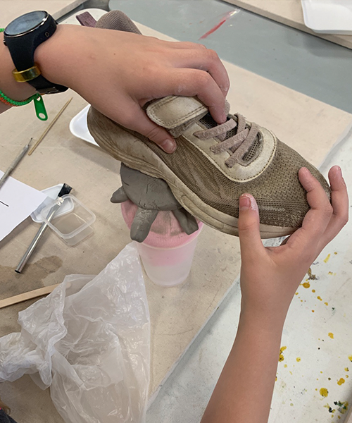 Emerging Turtles Shoe Stamping